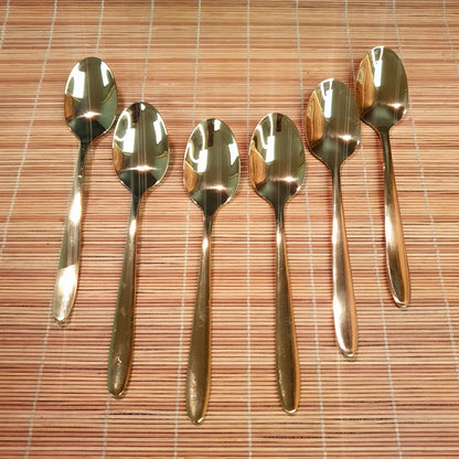 Golden Small Spoon Set