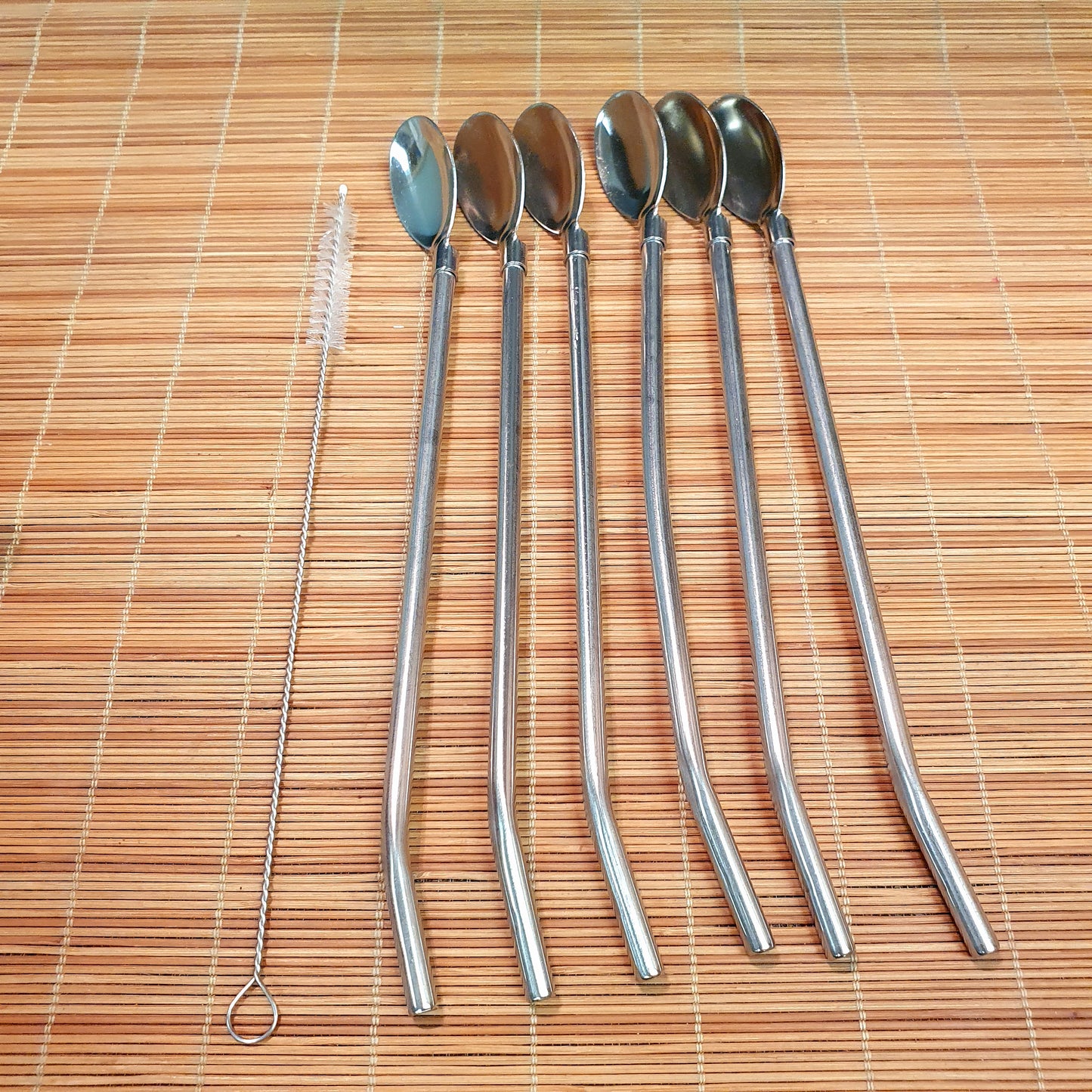 Pack of 6 pcs Straw Spoon