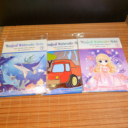Magical Watercolor notes for kids