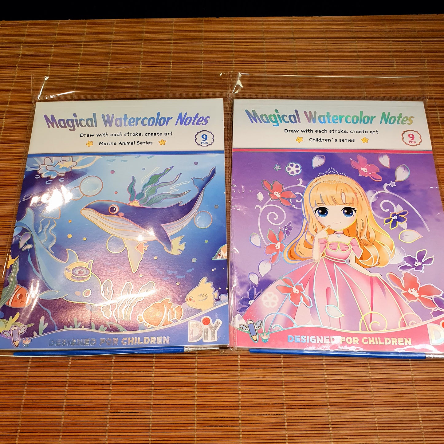 Magical Watercolor notes for kids