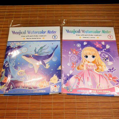 Magical Watercolor notes for kids