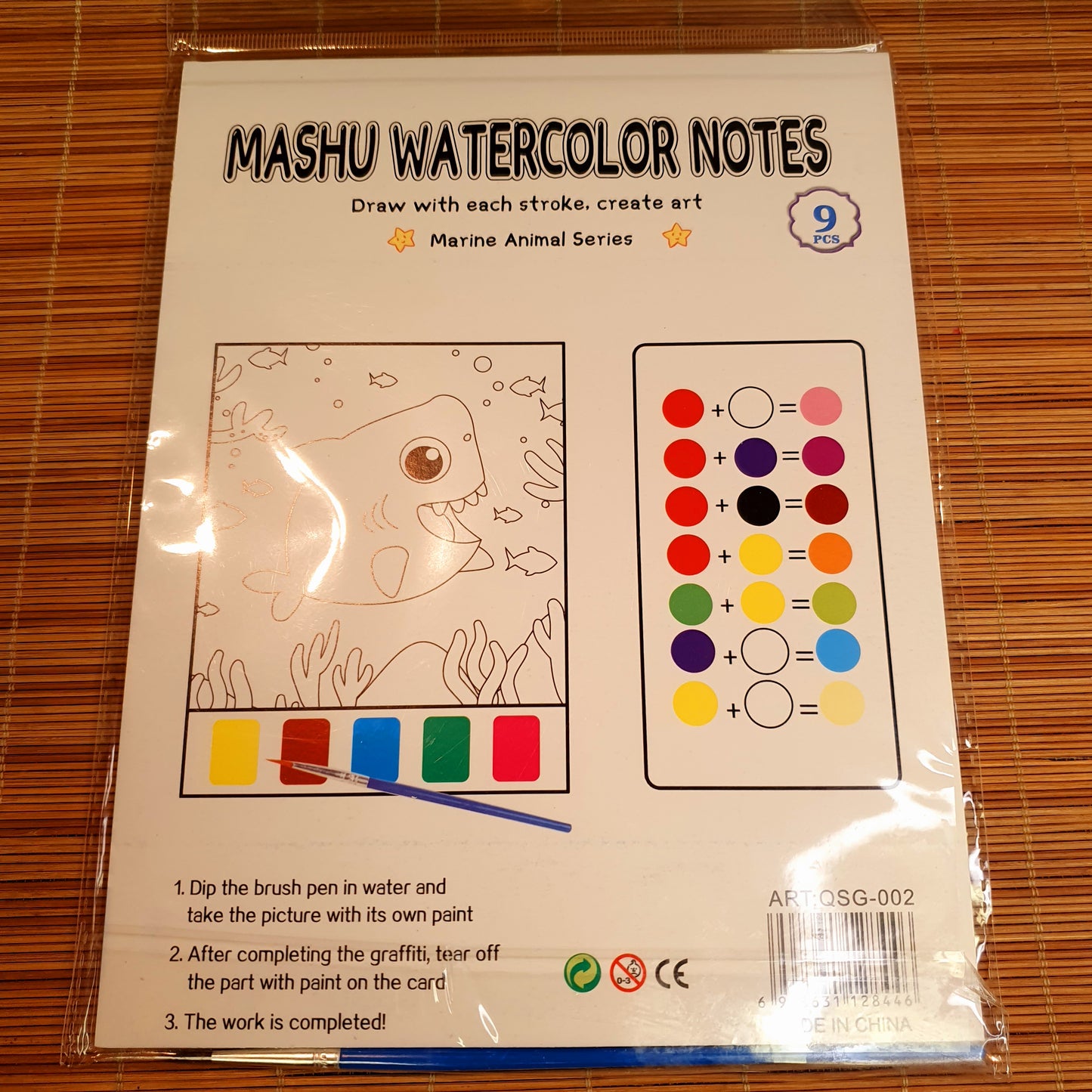 Magical Watercolor notes for kids