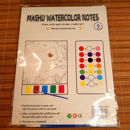 Magical Watercolor notes for kids