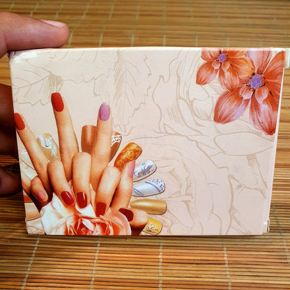 Nail Art Foil Paper 3D DIY UV Gel Polish Glitter Sticker