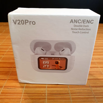 V20 Pro Airpods With Digital Touch Screen