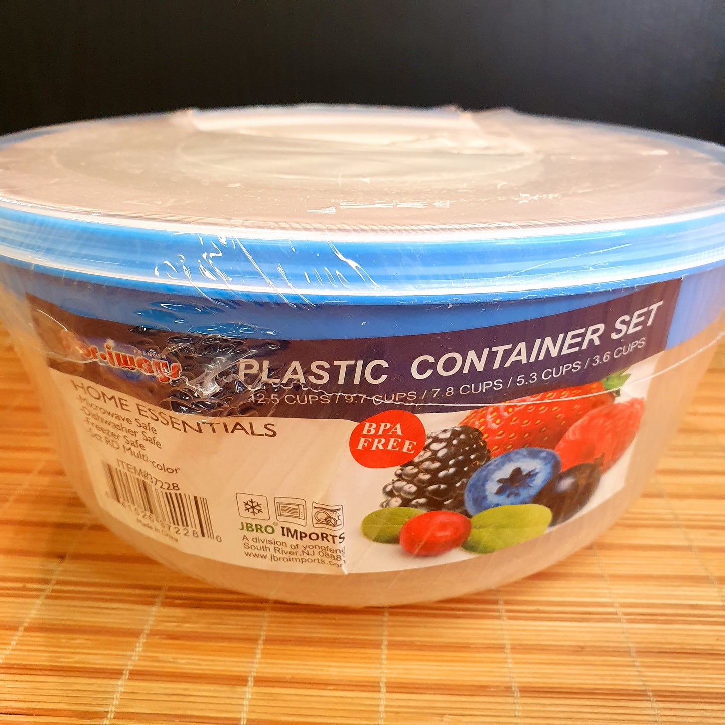 5 Pcs Storage Boxes Set Plastic Containers
