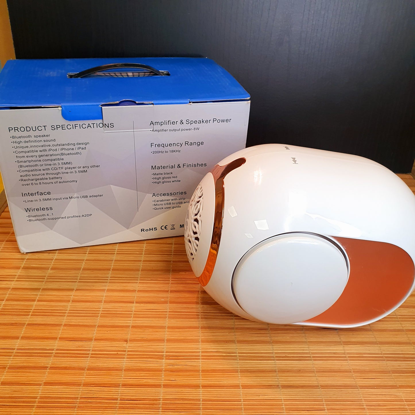 Golden Egg Wireless Speaker Bluetooth