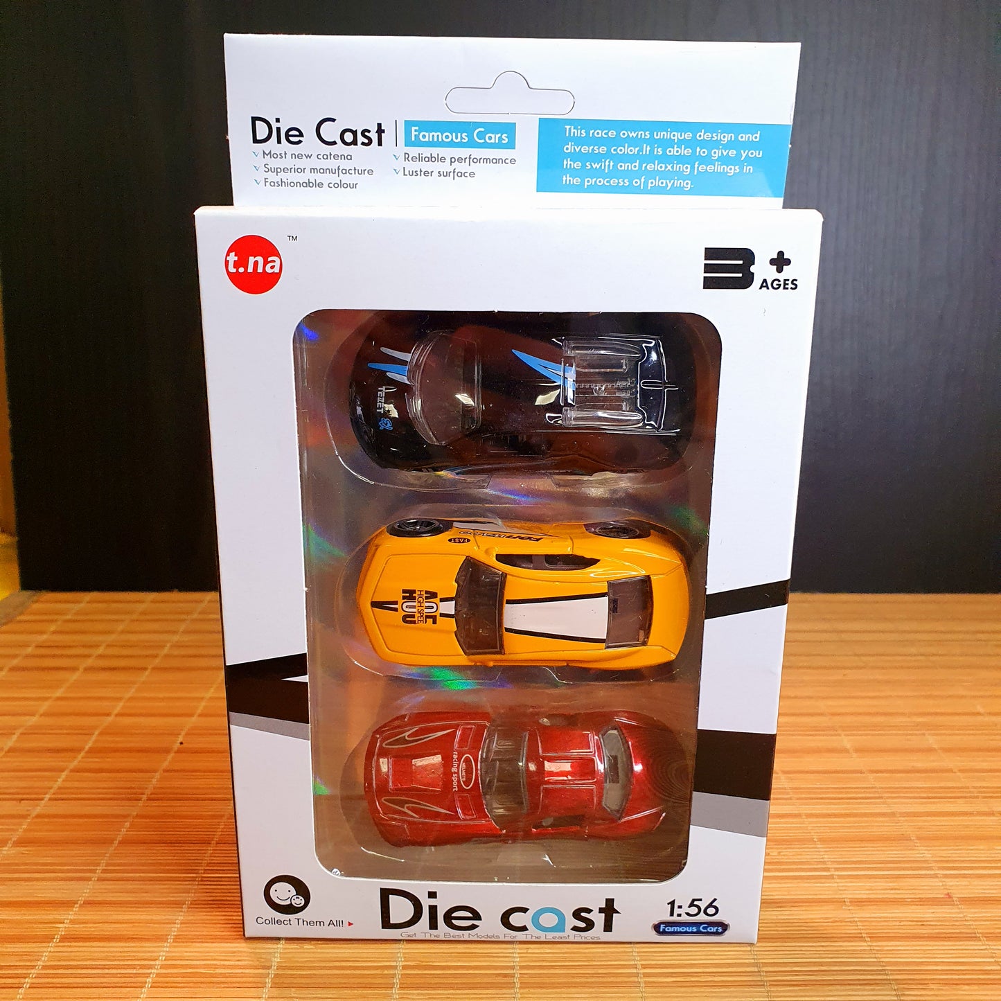 Die Cast 3 Pieces Car Set