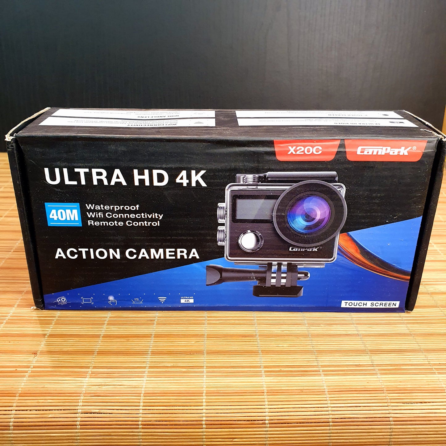 Ultra HD 4k Action Waterproof Touch Camera X20C