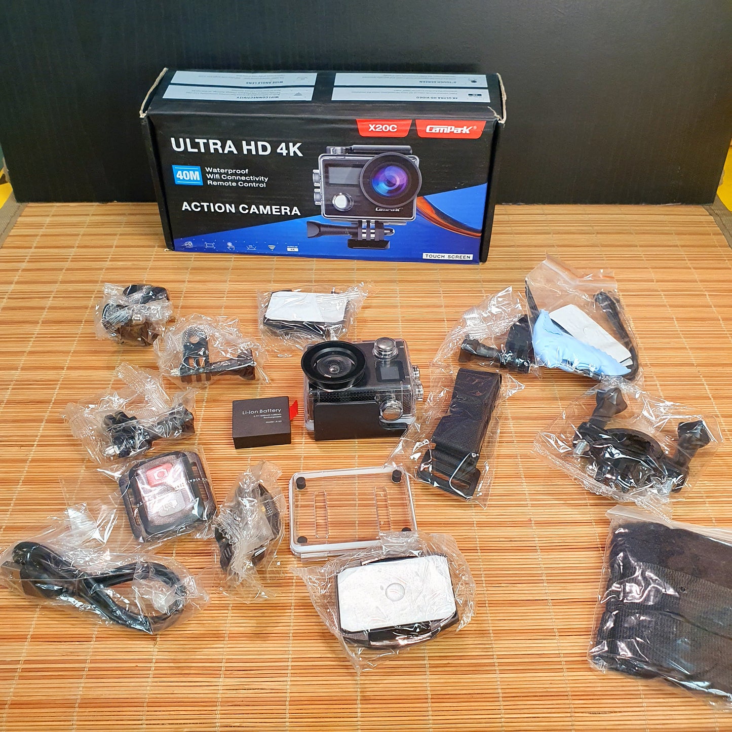 Ultra HD 4k Action Waterproof Touch Camera X20C