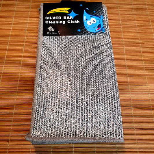 Silver Bar Mesh Cleaning Cloth 6994