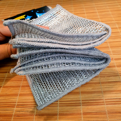 Silver Bar Mesh Cleaning Cloth 6994