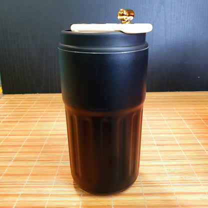 Stainless Steel Vacuum Coffee Digital Temperature Mug 400ml