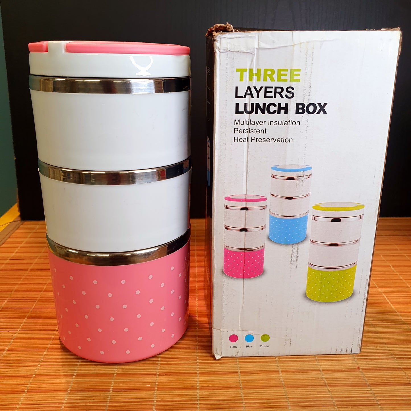 Three Layers Lunch Box