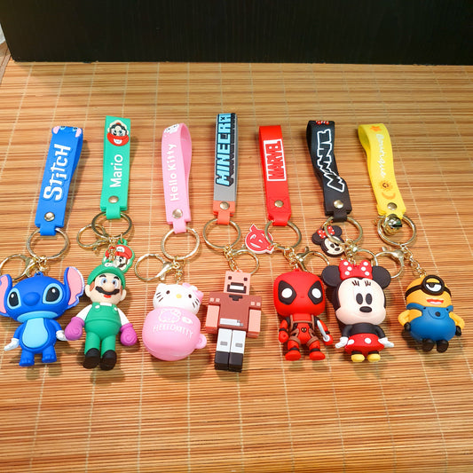 3d Character Keyring