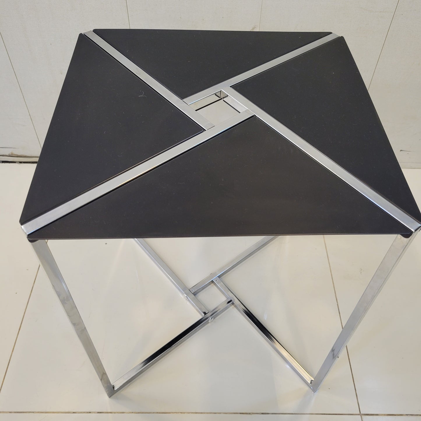 Steel Square Table