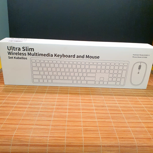 Ultra Slim Wireless Multimedia Keyboard and Mouse