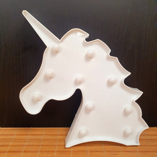 Unicorn Head  Standing Light
