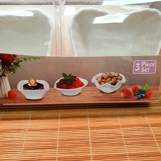 3 Pieces Ceramic Dipping Set