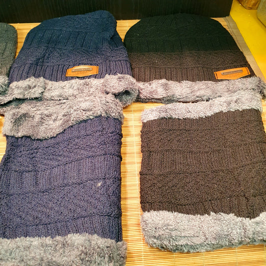 2 in 1 Warm Cap Set