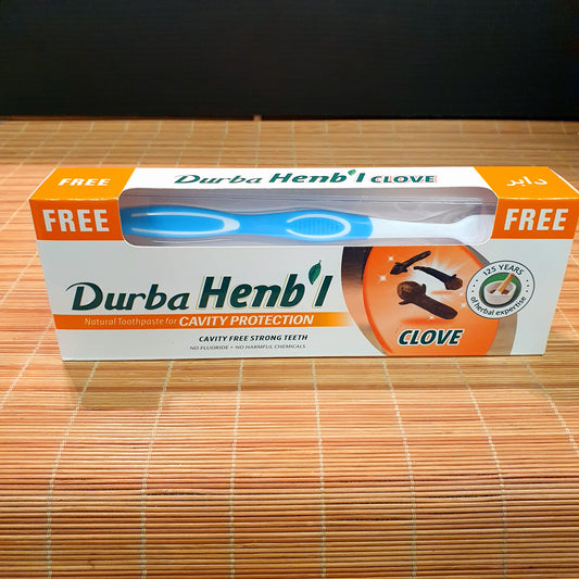 Durba Henb Clove Tooth Paste with Free Brush 9413