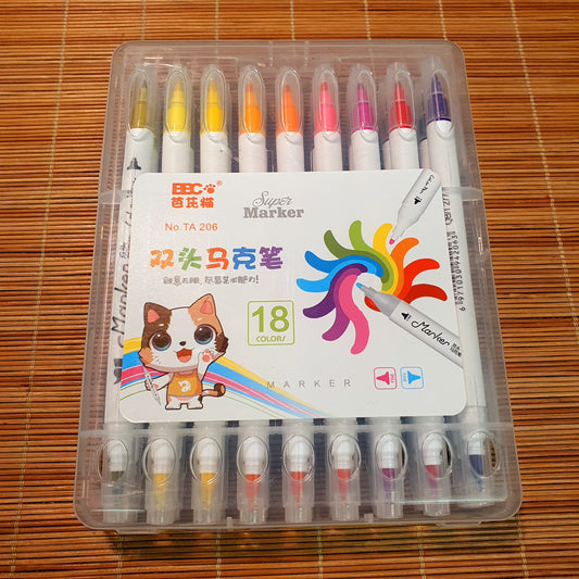 18 Colors Marker Pack 7825