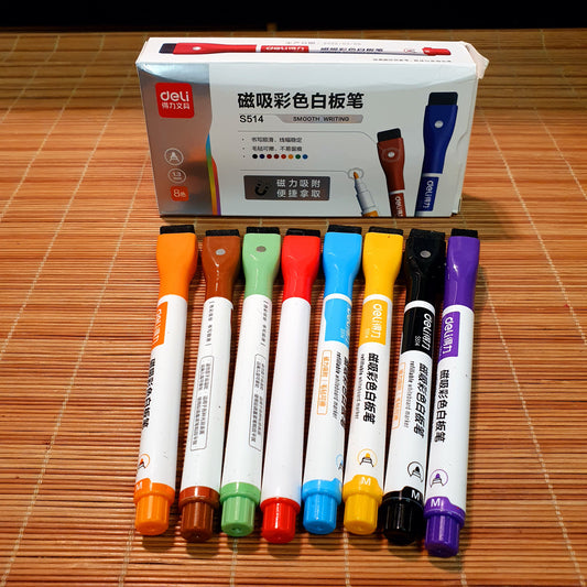 Refillable White board Marker set 8027