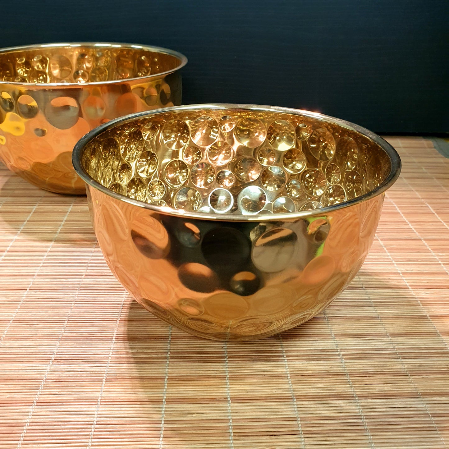 Stainless Steel Gold Bowl 1814