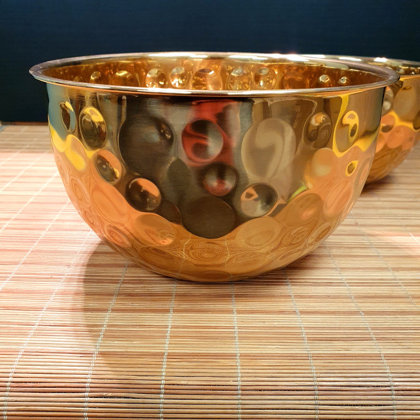 Stainless Steel Gold Bowl 1814