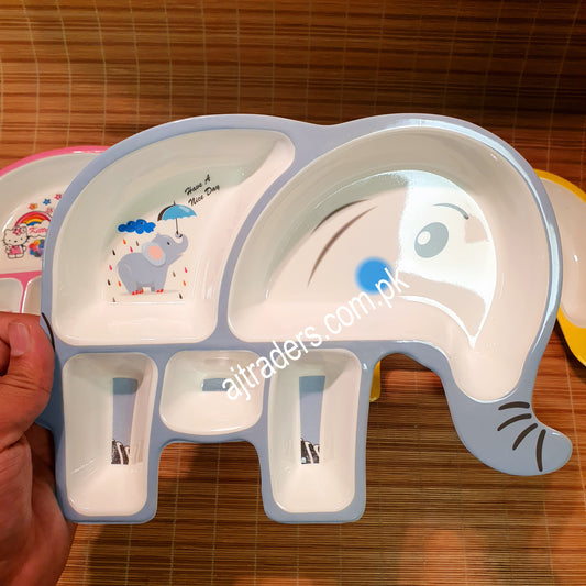 Melamine 3d Kids Serving Tray Dish