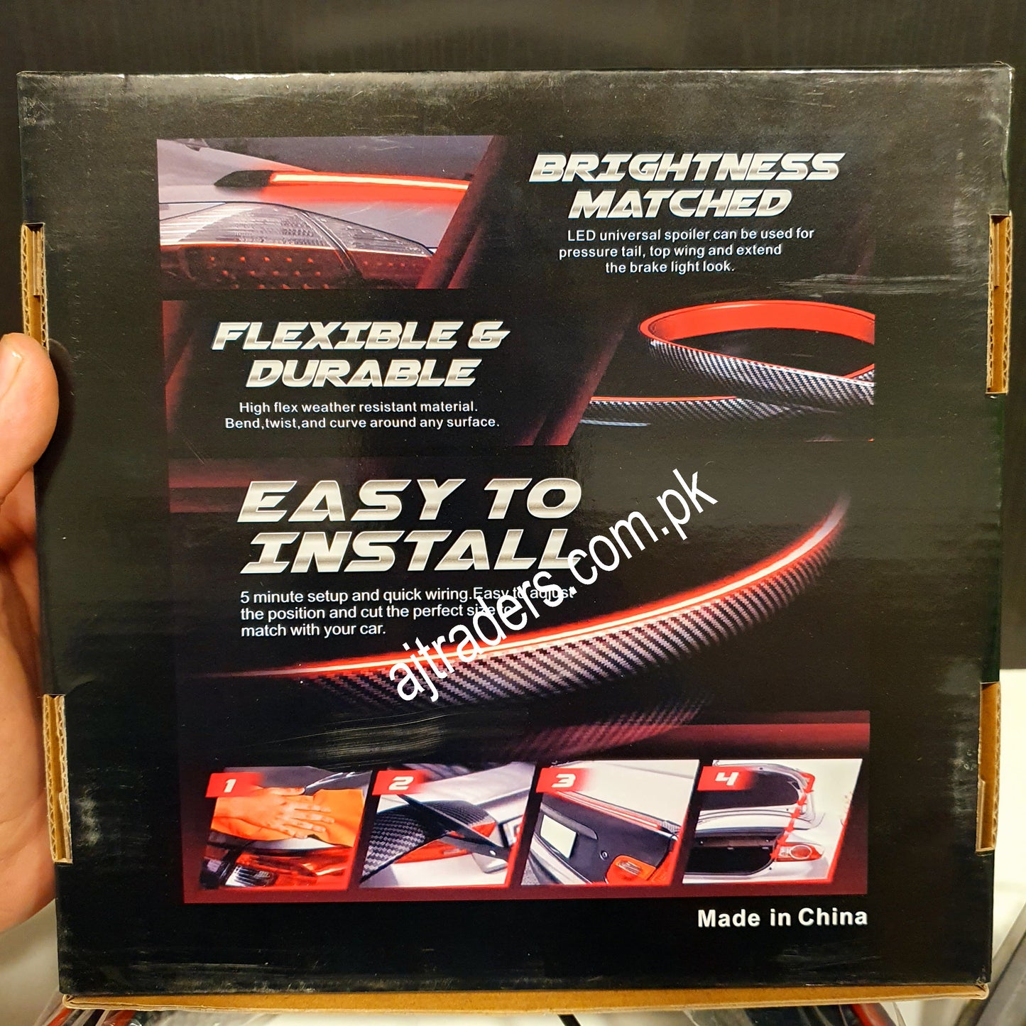 Led Spoiler Universal Rear Lip Kit 7628