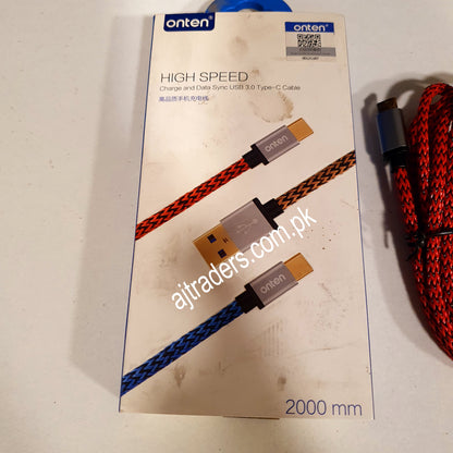 onten High-speed USB to Type-c Cable 01359