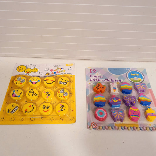 12pcs Eraser Pack 121175
