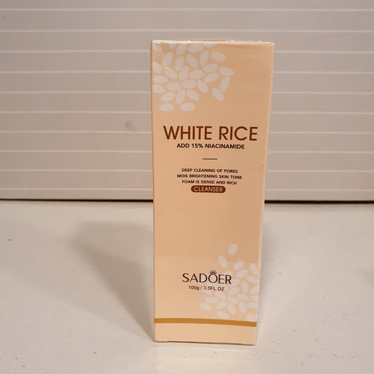 White Rice add 15% niacin amide Cleanser 21350