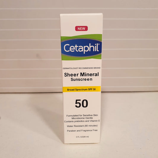 Cetaphil Sheer Mineral Sunscreen 50  61070