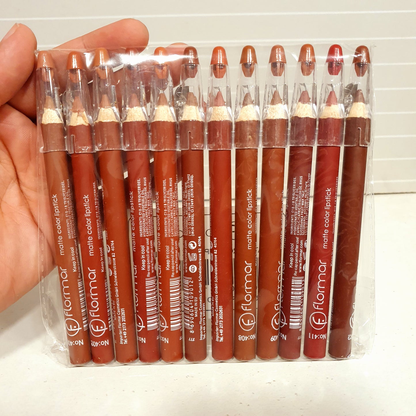 Flamaor Lipstick Pencils 12 pcs pack 241100