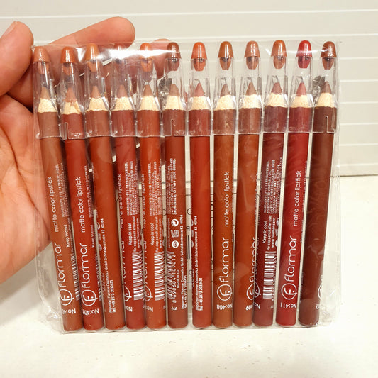 Flamaor Lipstick Pencils 12 pcs pack 241100