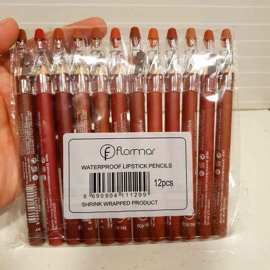 Flamaor Lipstick Pencils 12 pcs pack 241100
