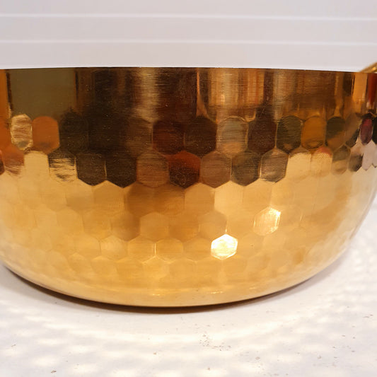 Golden Hammered Pot 21650
