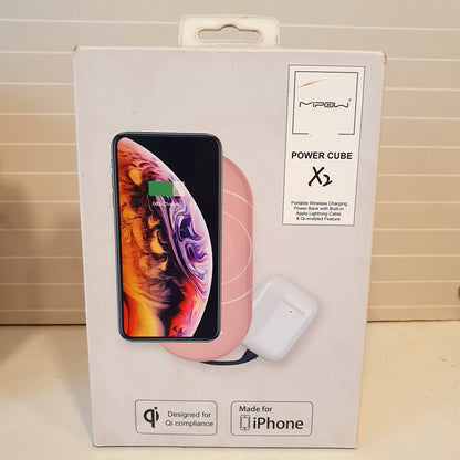 Power Cube Wireless Power bank for Iphone and Android, 32650
