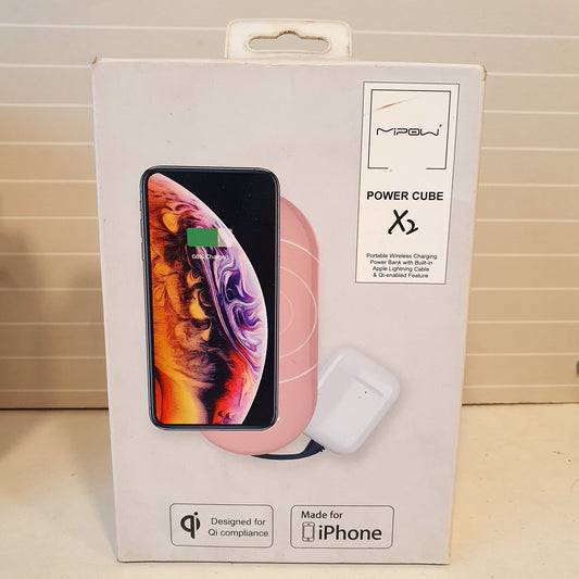 Power Cube Wireless Power bank for Iphone and Android, 32650