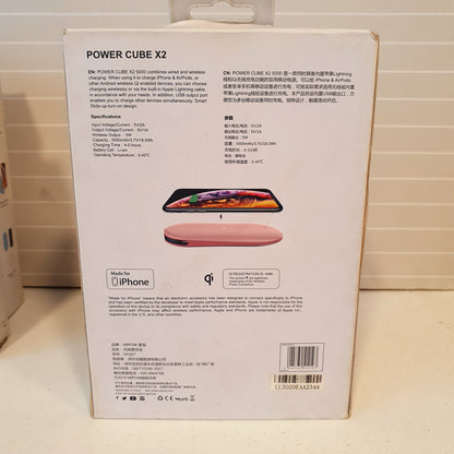 Power Cube Wireless Power bank for Iphone and Android, 32650