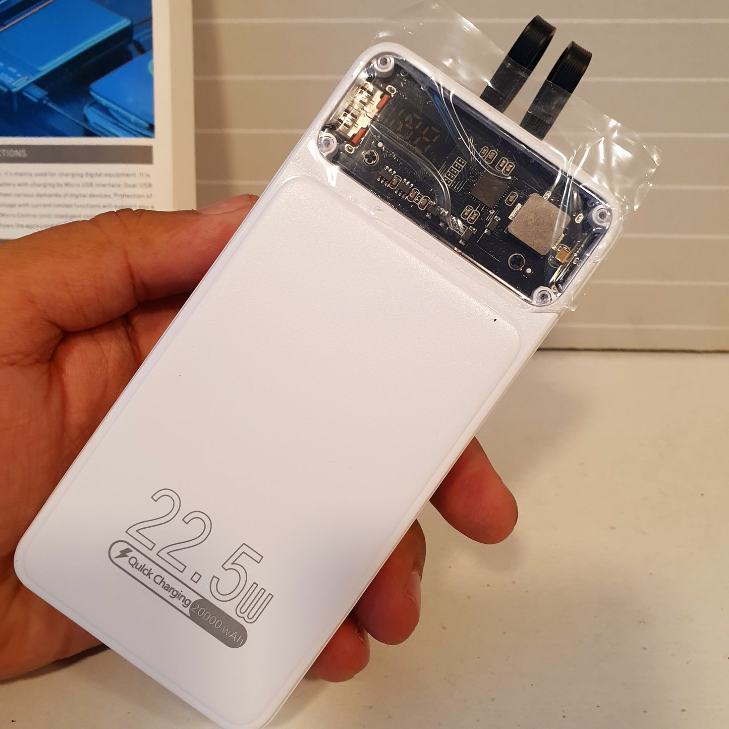 22.5 W Super Fast Charging Powerbank 20000 maH