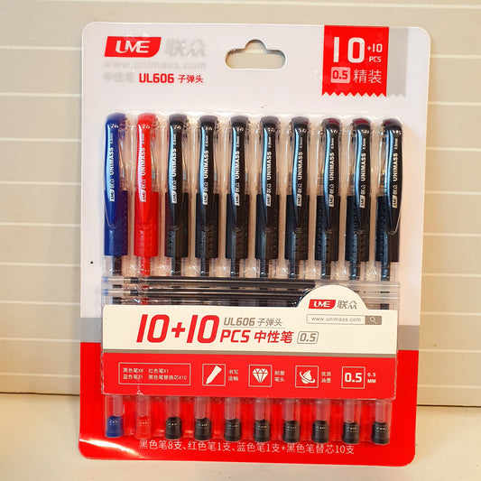 10 Pcs Ball Pens 241110