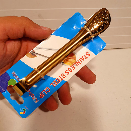 Stainless Steel Golden Serving Spoon 41130