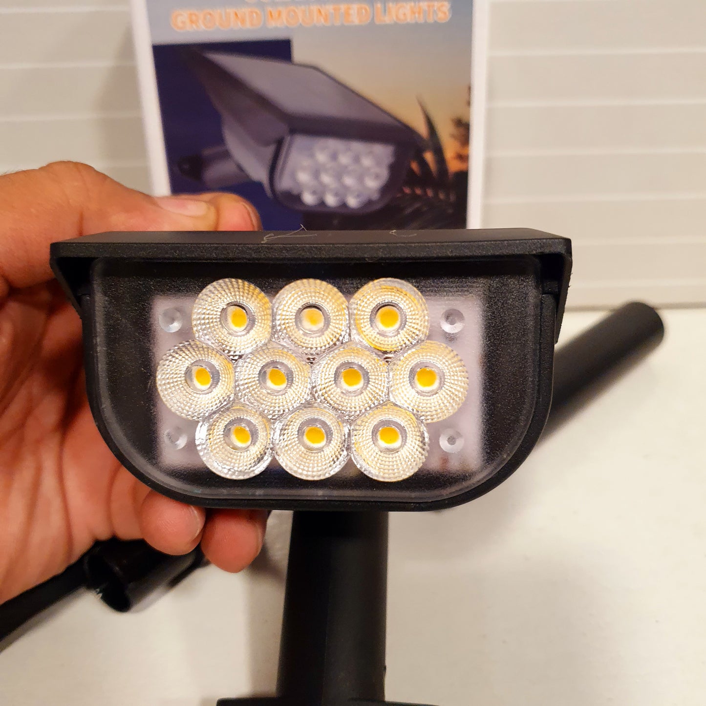 Solar Wall Ground Mounted Light 13100