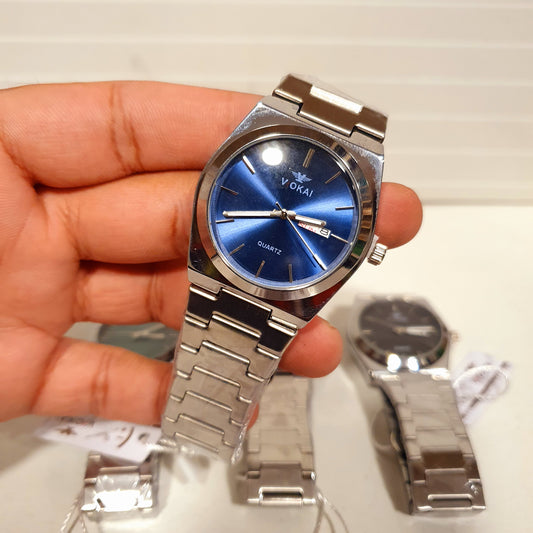 Vokai Quartz Elegant Premium Quarts Stainless Steel Men's Watch 33000