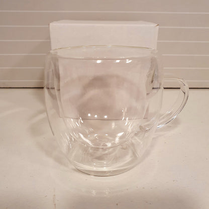Double Layer Glass mug