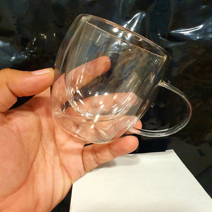 Double Layer Glass mug