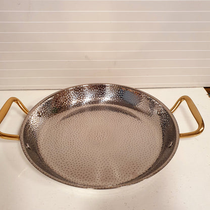 Stainless Steel Hammered Pan  12800